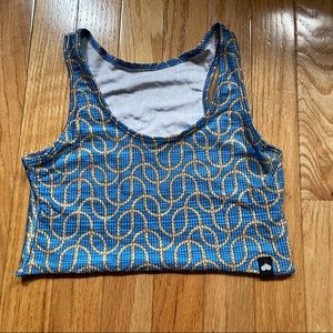 Booty by Brabants golden hour azul crop top